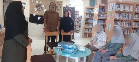 لامرد|برگزاری برنامه فرهنگی ویژه دانش‌ آموزان روشندل در هفته نابینایان
