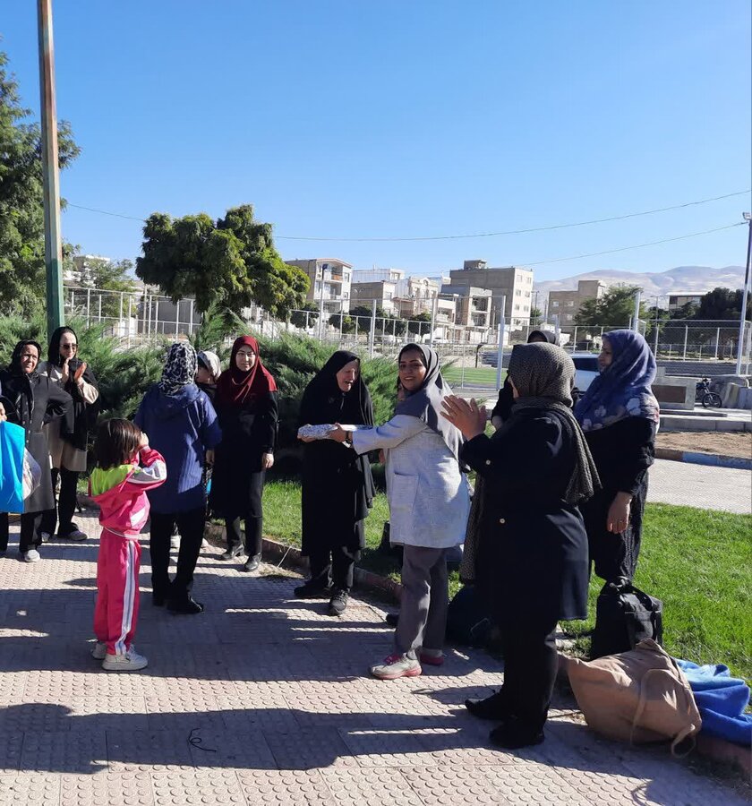 نرمش صبحگاهی سالمندان در اسدآباد با هدف ترویج سبک زندگی سالم