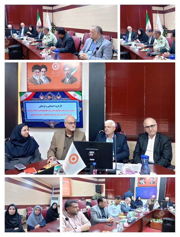 کارگروه اجتماعی و فرهنگی با محوریت تدوین اطلس معلولین های استان
