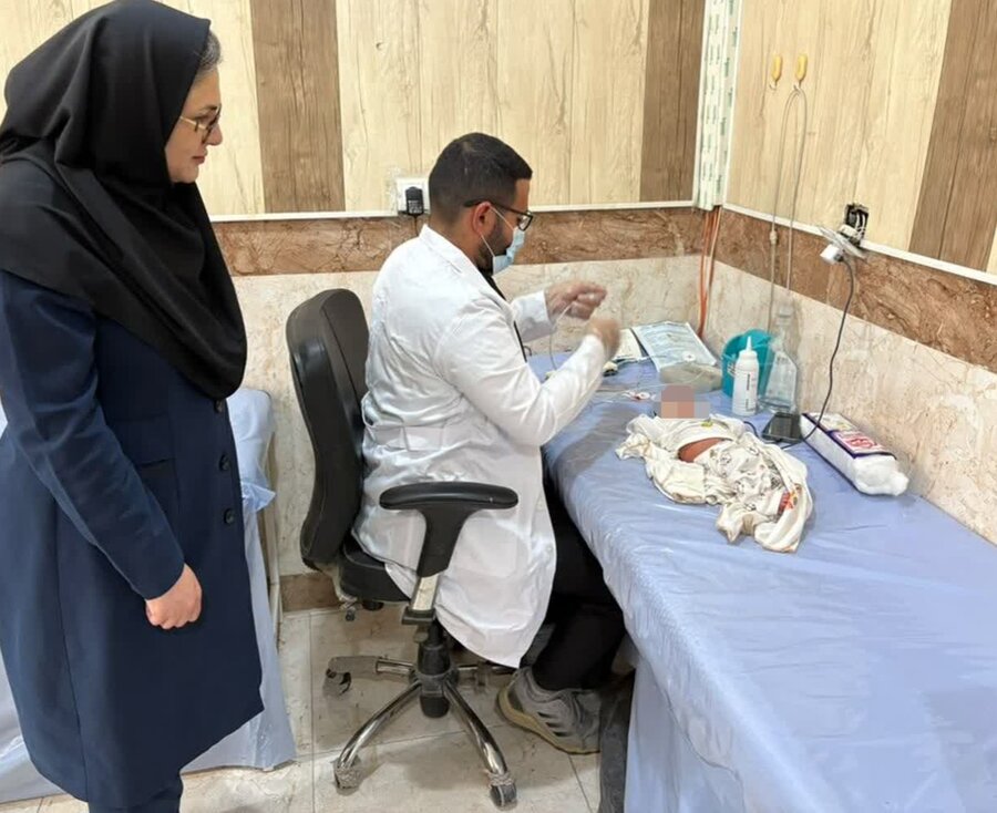 اجرای طرح غربالگری شنوایی نوزادان و کودکان در آبادان