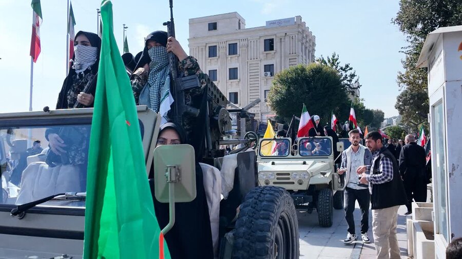 حضور بهزیستی کردستان در رزمایش اقتدار جانفدای ایران در سنندج