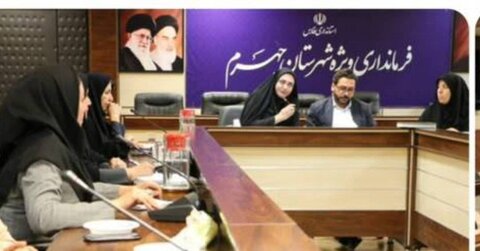 برگزاری جلسه جوانی و جمعیت در فرمانداری ویژه شهرستان جهرم