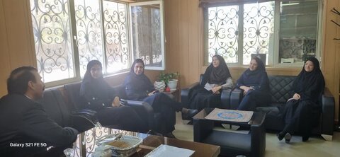 بازدید معاون مشارکت‌های مردمی بهزیستی استان یزد از اداره بهزیستی شهرستان تفت