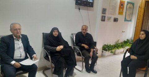 محمودآباد| بازدید معاون سلامت اجتماعی بهزیستی مازندران از مرکز مثبت زندگی شهرستان محمودآباد
