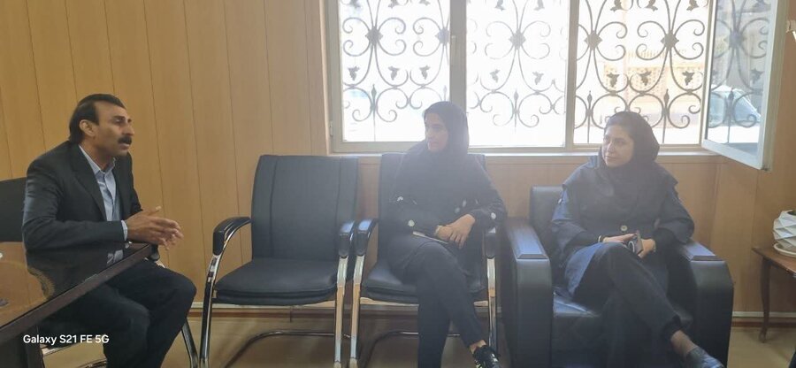 بازدید معاون مشارکت‌های مردمی بهزیستی استان یزد از اداره بهزیستی شهرستان تفت