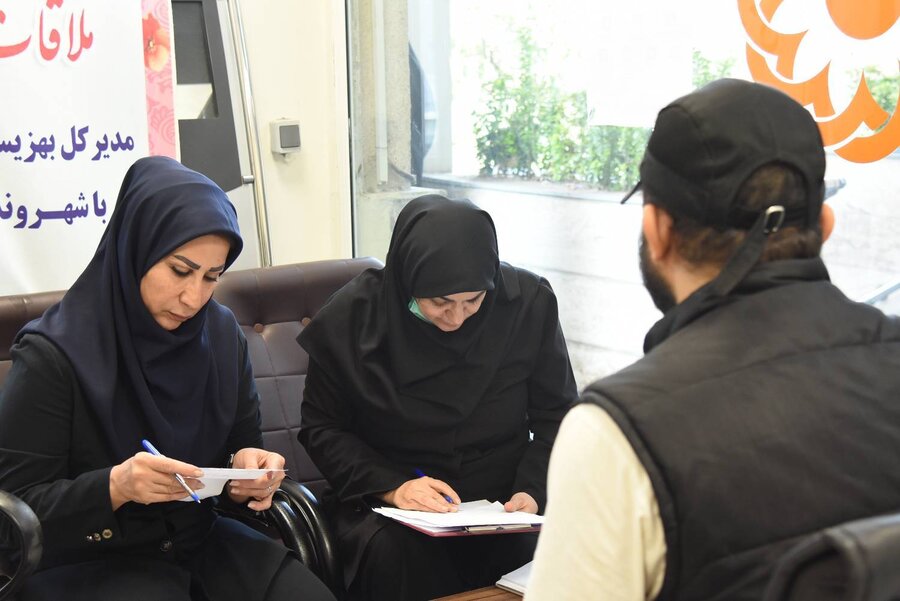 برپایی میز خدمت بهزیستی استان تهران و رسیدگی به مشکلات مددجویان