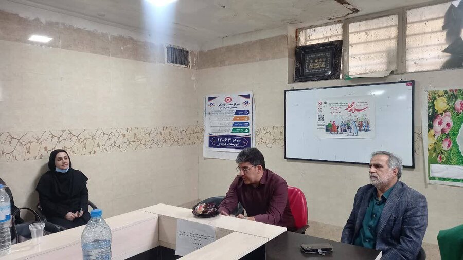 ارائه خدمات تخصصی پزشکی رایگان به مددجویان بهزیستی دورود در راستای طرح سلام محله