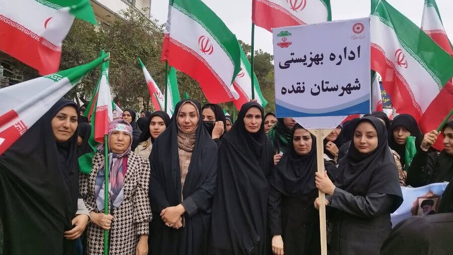 برگزاری رزمایش بزرگ مردمی «جان‌فدا» با حضور مسئولان و اقشار مختلف مردم در شهرستان نقده