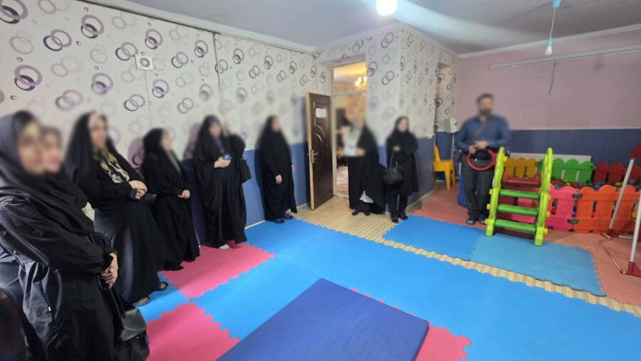 بازدید مدیران مؤسسات خیریه کودکان و نوجوانان از مرکز توانبخشی مهدیه همزمان با هفته ملی کودک