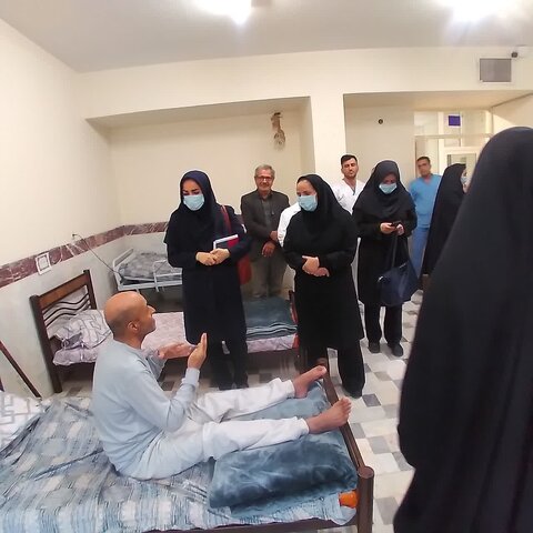 گزارش تصویری ا بازدید از دو مرکز نگهداری و توانبخشی افراد دارای معلولیت ذهنی در این شهرستان