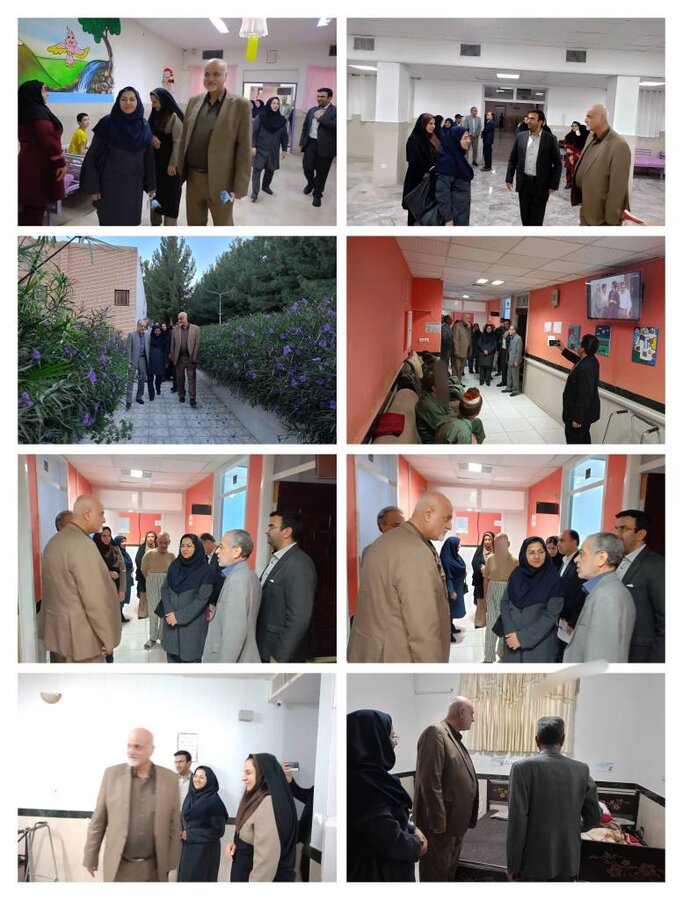 بازدید دکتر اسدی، مدیرکل بازرسی و ارزیابی عملکرد سازمان بهزیستی کشور، از مرکز توانبخشی حضرت علی اکبر(ع)