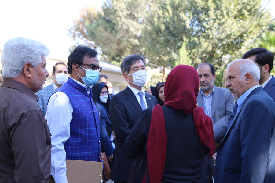 بازدید سفیر ژاپن و نماینده مقیم صندوق جمعیت ملل متحد در ایران از مجتمع سالمندان و معلولین