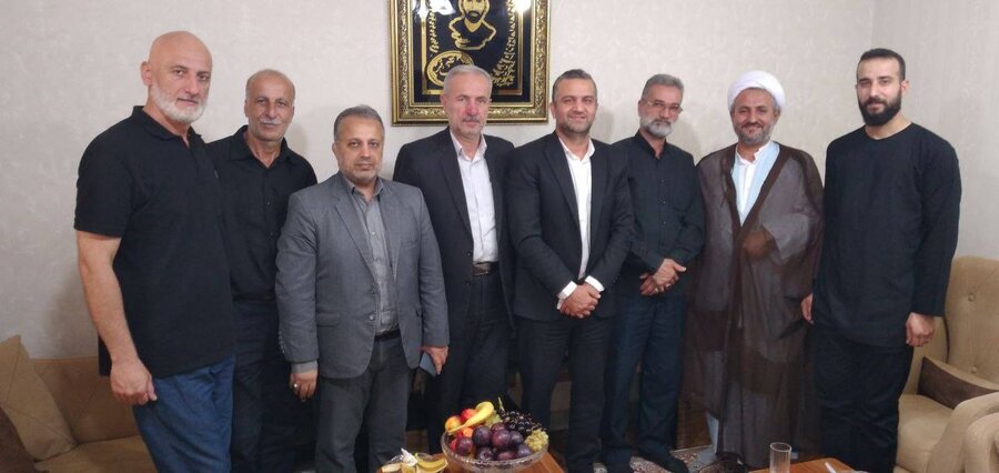 دیدار مدیرکل بهزیستی گیلان با خانواده شهید مدافع حرم "سعید مسافر"