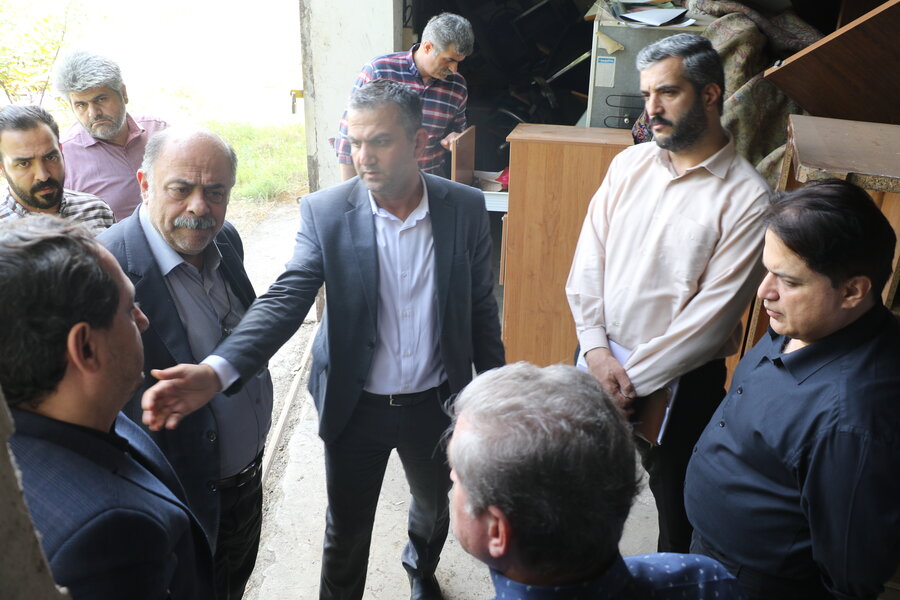 بازدید از مکان تحت تملک بهزیستی گیلان جهت توانمندسازی و حرفه آموزی معتادین متجاهر